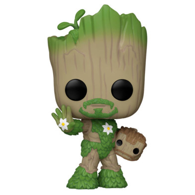 Figura POP Marvel We Are Groot - Groot as Iron Man